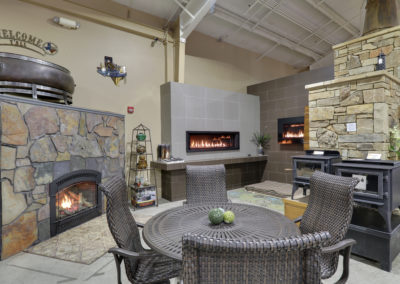 Gas Fireplace Display-South of Front Counter